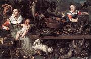 CAMPI, Vincenzo Fishmongers dsf oil painting reproduction